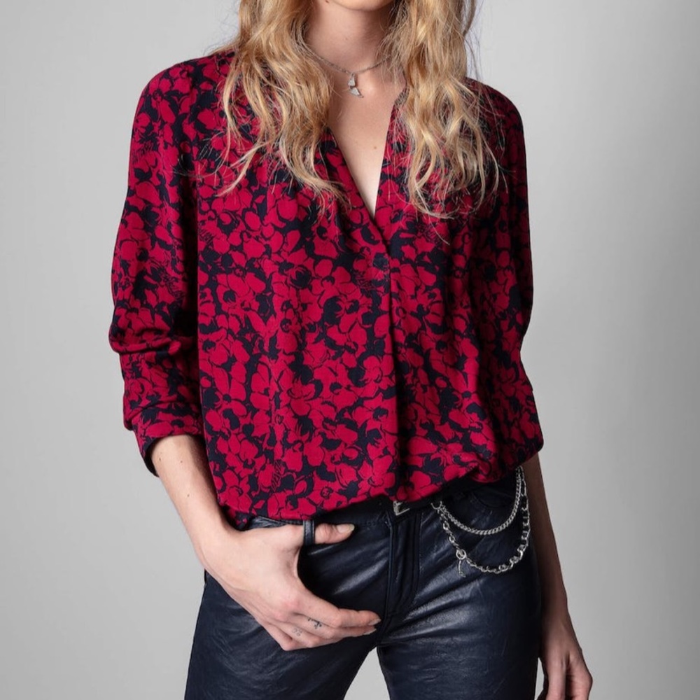 Zadig & Voltaire Floral Blouse